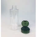 Empty round 200 250 ml with flip top cap PET squeeze bottle